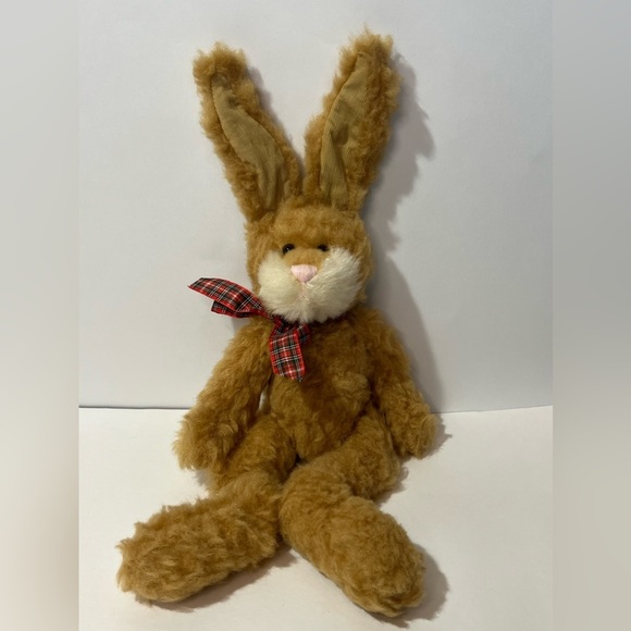 Russ Berrie RAFFI Brown Bunny Rabbit Plush Stuffed Animal 18" Long Legs Ears - Picture 1 of 8